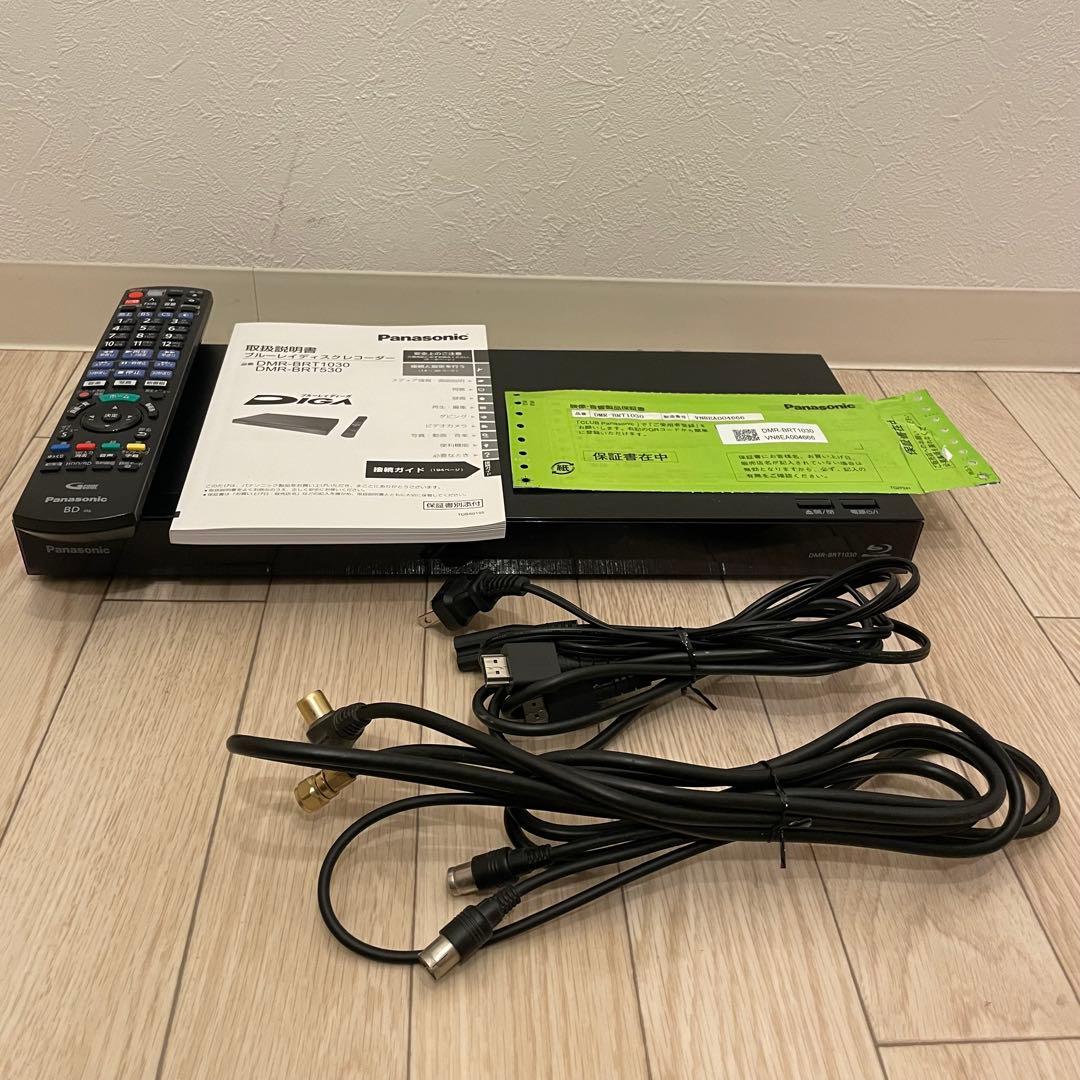 Panasonic DMR-BRT1030 ブルーレイレコーダー 付属品あり Panasonic DMR-BRT1030 ブルーレイレコーダー｜Yahoo!フリマ（旧PayPay