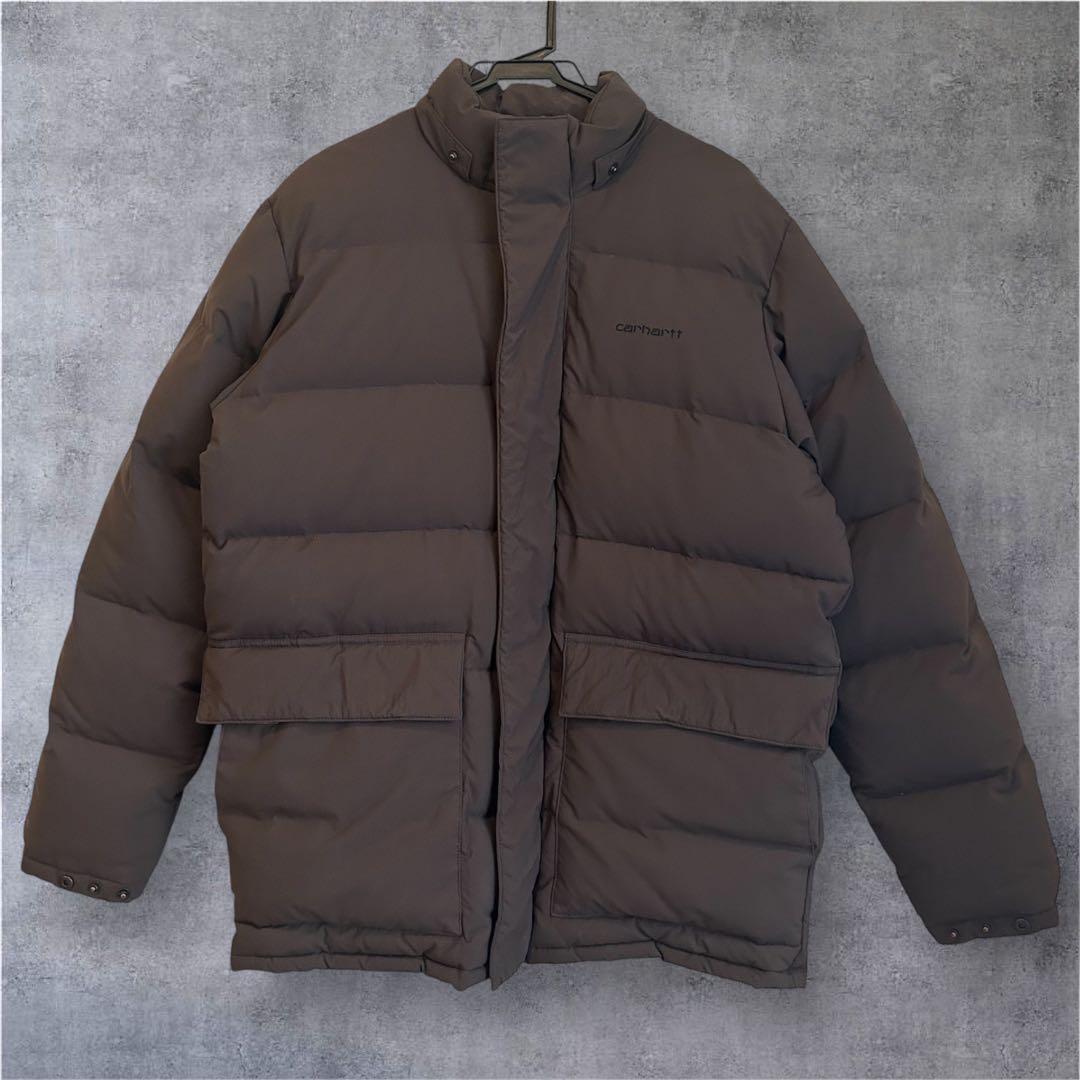 希少 カーハート ダウンジャケット ダークブラウン　　　　　90s Lサイズ carhartt カーハート ダウンジャケット ブラウン - メルカリ