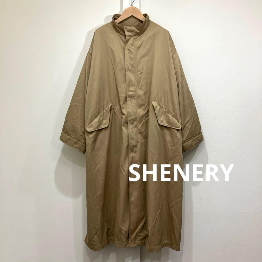 SHENERY キルティング ライナー付き オーバーサイズ モッズコート