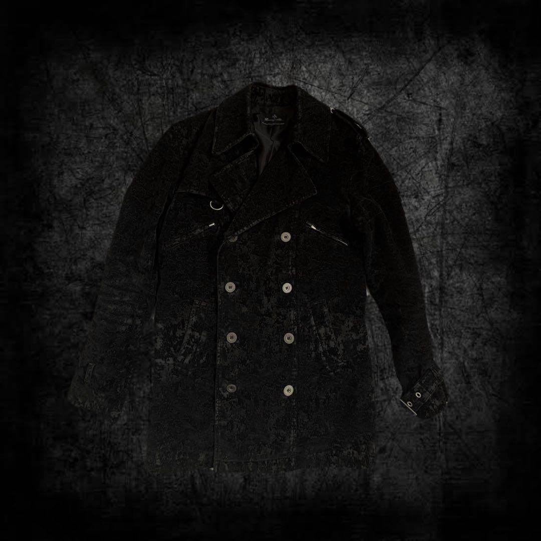 00s お兄系 コート ジャケット 黒 平成y2k グランジ ダーク系 - メルカリ