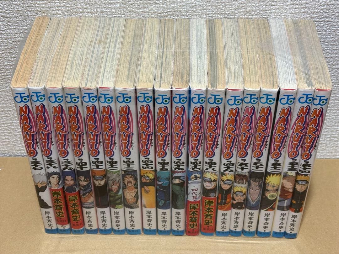 【NRT19m】《難有り》NARUTO-ナルト- 全72巻完結全巻セット