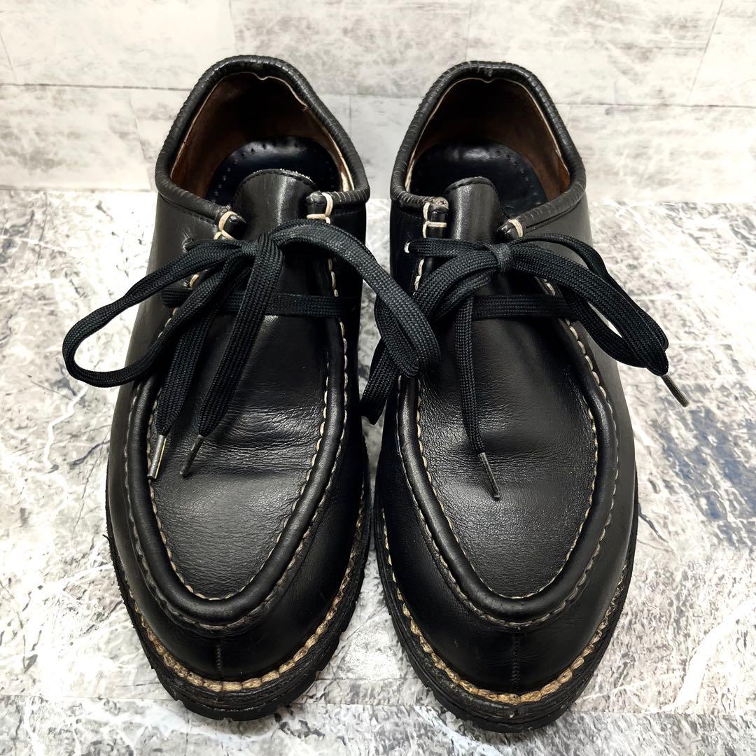 希少✨ ウルヴァリン 革靴 チロリアンシューズ ビブラムソール 黒 24.5cm