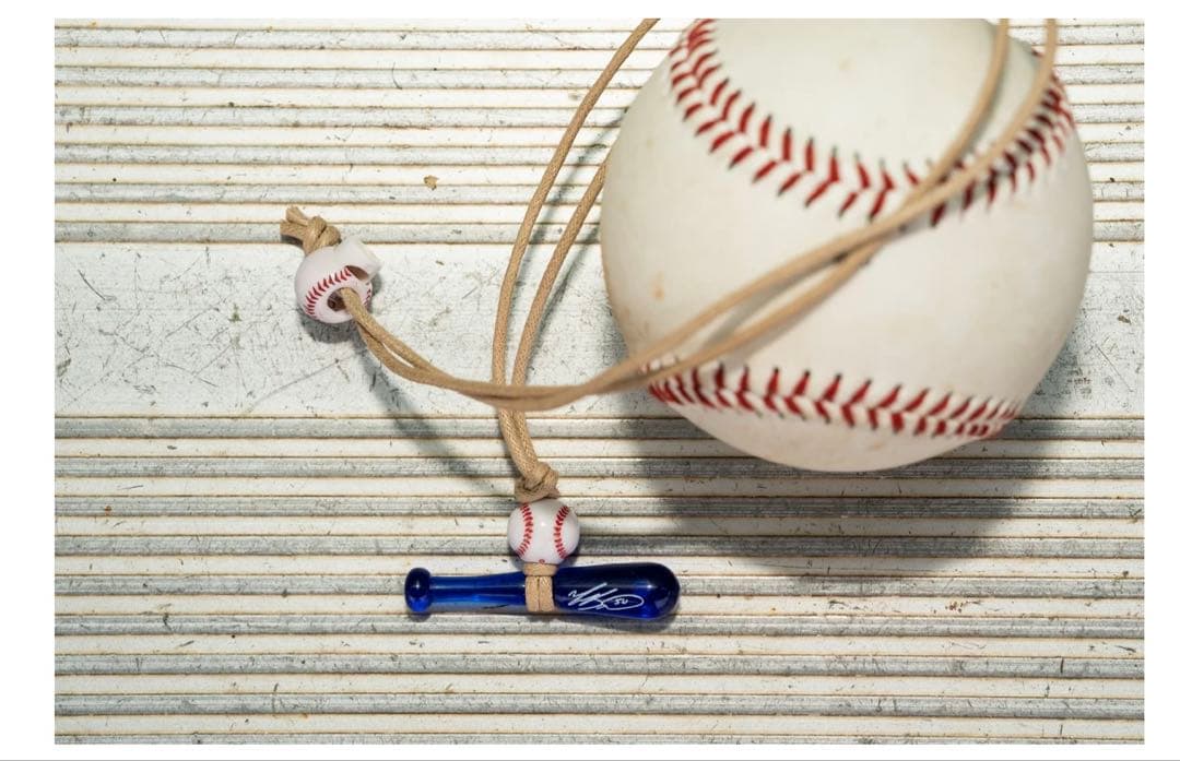 ムーキー ベッツ All Star Necklace 青 Mookie Betts All Star Signature Necklace – Baseball Jewelry for