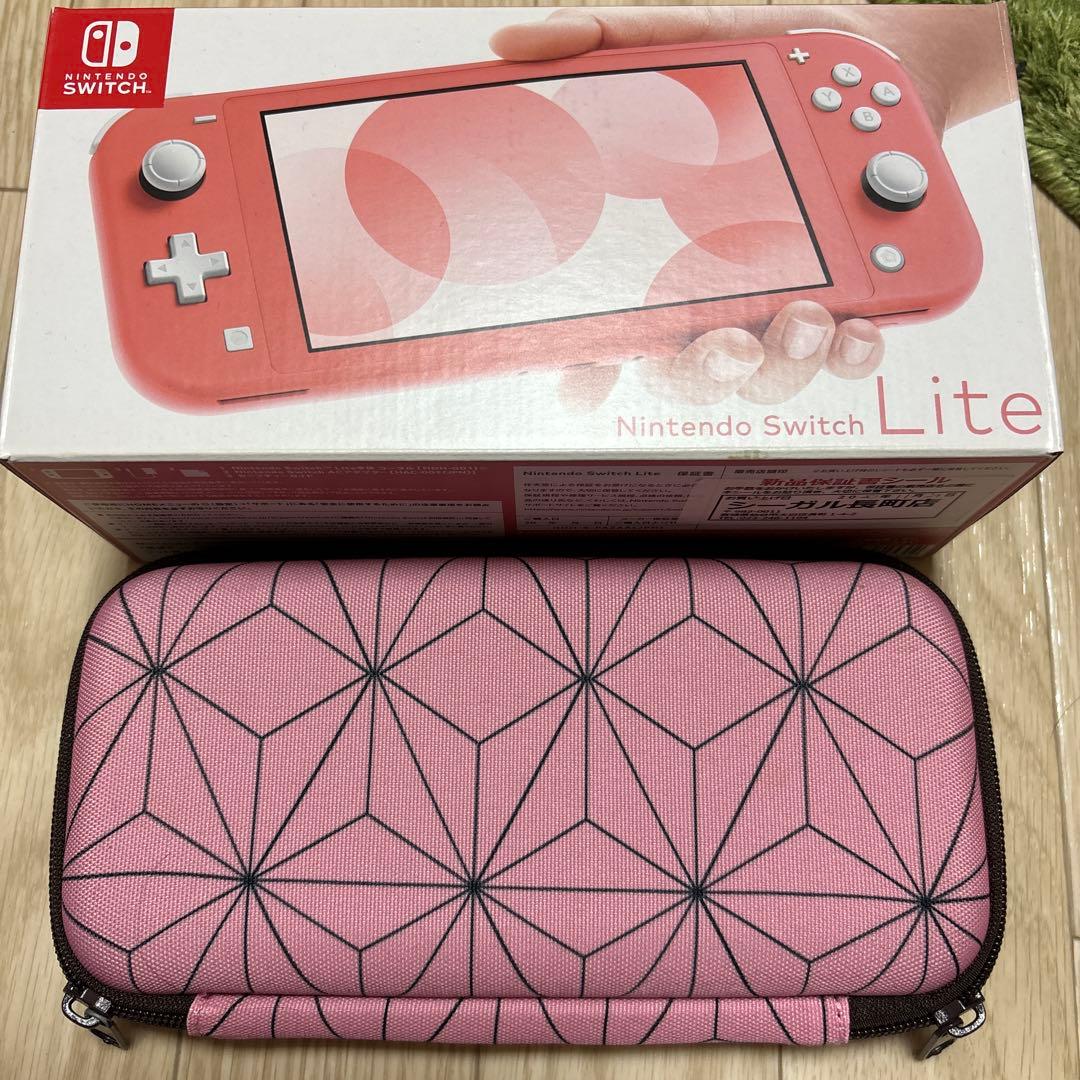 Nintendo Switch Lite コーラル　ケース付き Amazon.com: Nintendo Switch Lite - Coral - Switch : Video Games