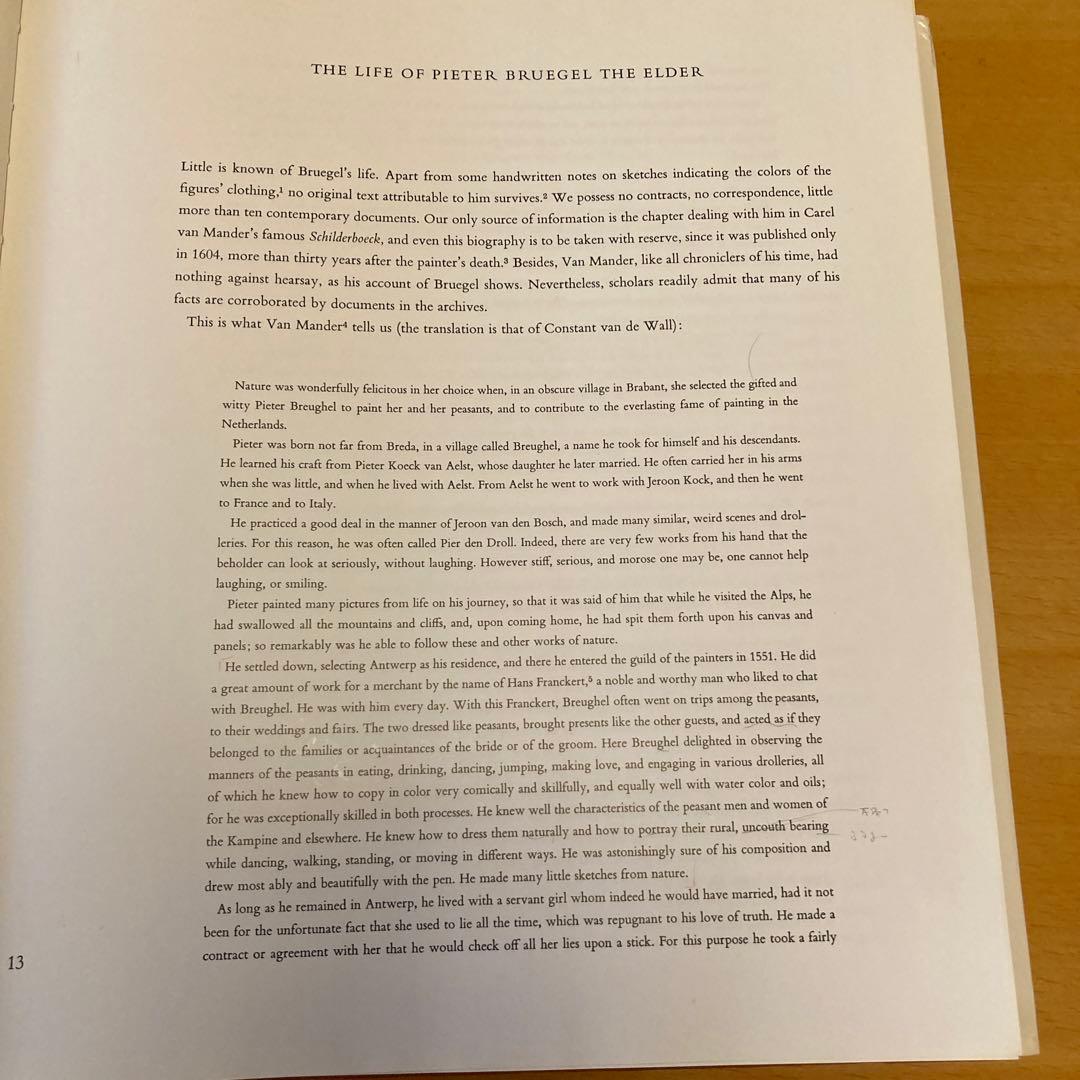 「ブリューゲル」（英文）R.H.Marijinissen / M. Seidel