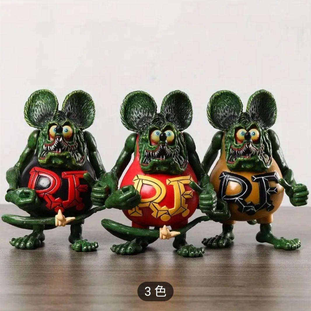 はぁ♡様専用 新品未開封 ラットフィンク フィギュア 手足可動式 5体