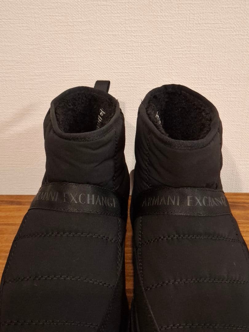 ○新品未使用○ アルマーニ ARMANI キルティングボアブーツ 28cm