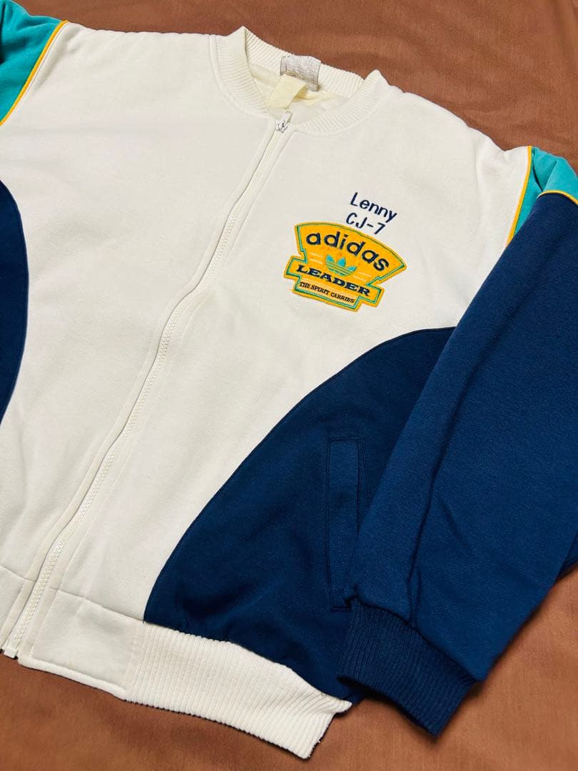 90s adidas アディダス スウェットスタジャン \"LEADER\" 中綿
