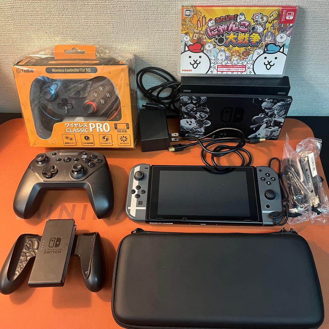 Nintendo Switch + ワイヤレスコントローラー + にゃんこ大戦争 - メルカリ