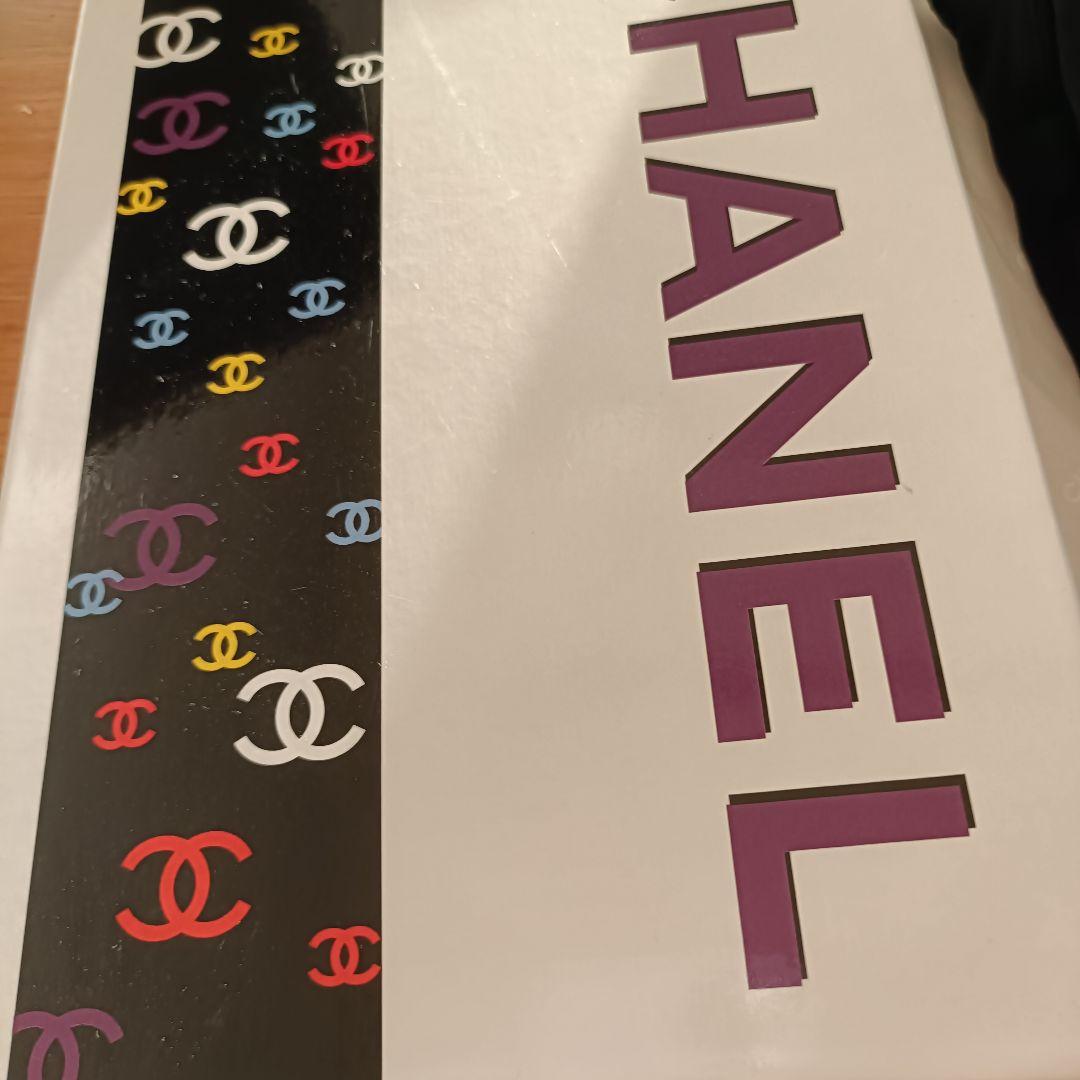 CHANELロゴプリントタイツ サイズ 2 タグなし - メルカリ