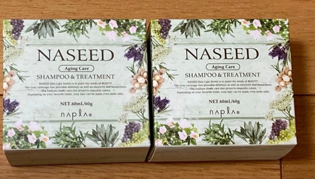 NASEED エイジングケア シャンプー&トリートメントセット 60ml×2