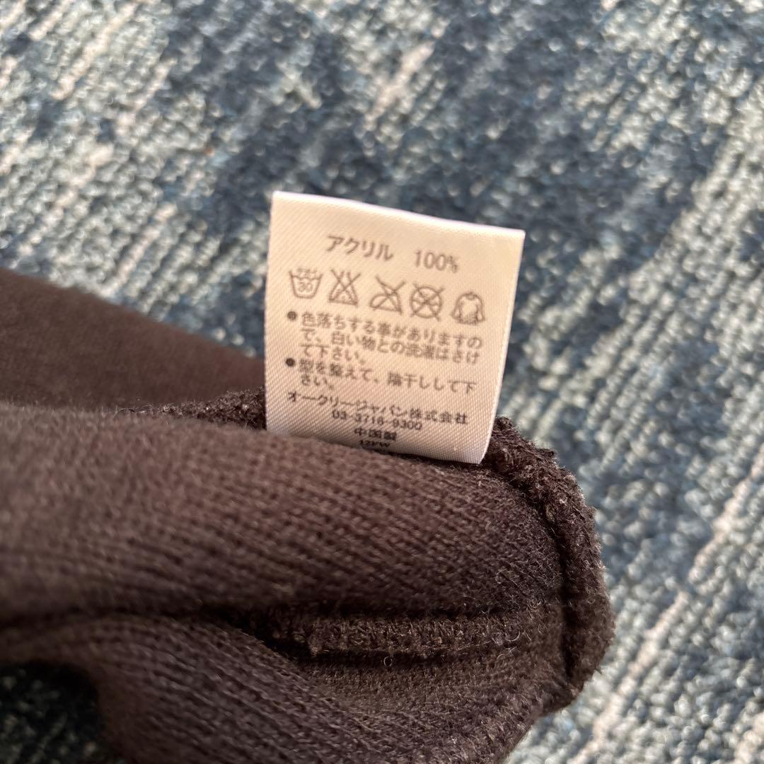 00s Oakley archive スカルロゴ ビーニー ニット帽 - メルカリ