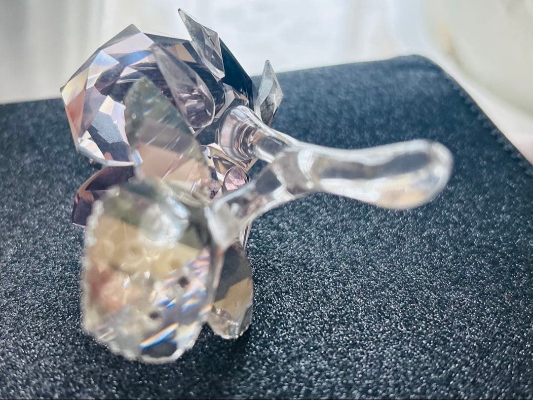 Victorian_k様専用 スワロフスキー ローズ ガラス製置物