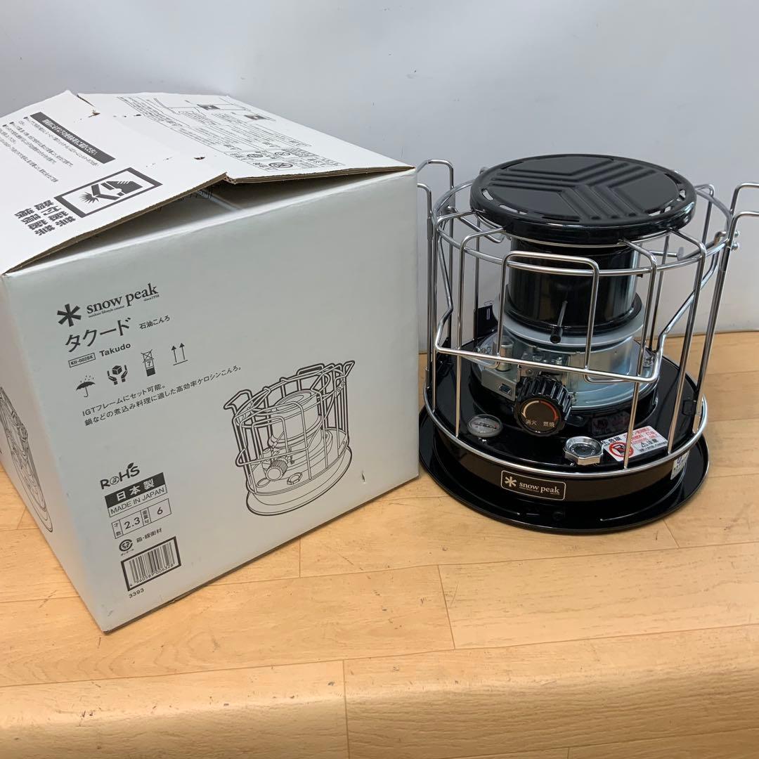 スノーピーク　石油こんろ　タクード　 KH-002BK 2023年製 snow peak（スノーピーク） タクード KH-002BK 石油こんろ ストーブ タ