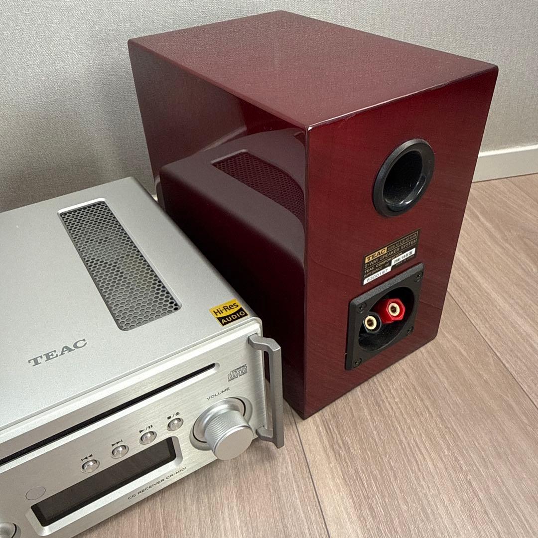 美品】TEAC CR-H101 LS-101HR CDレシーバー スピーカー - メルカリ