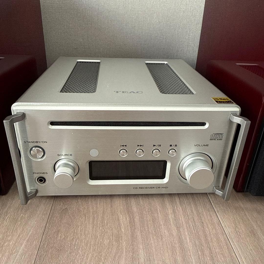 美品】TEAC CR-H101 LS-101HR CDレシーバー スピーカー - メルカリ