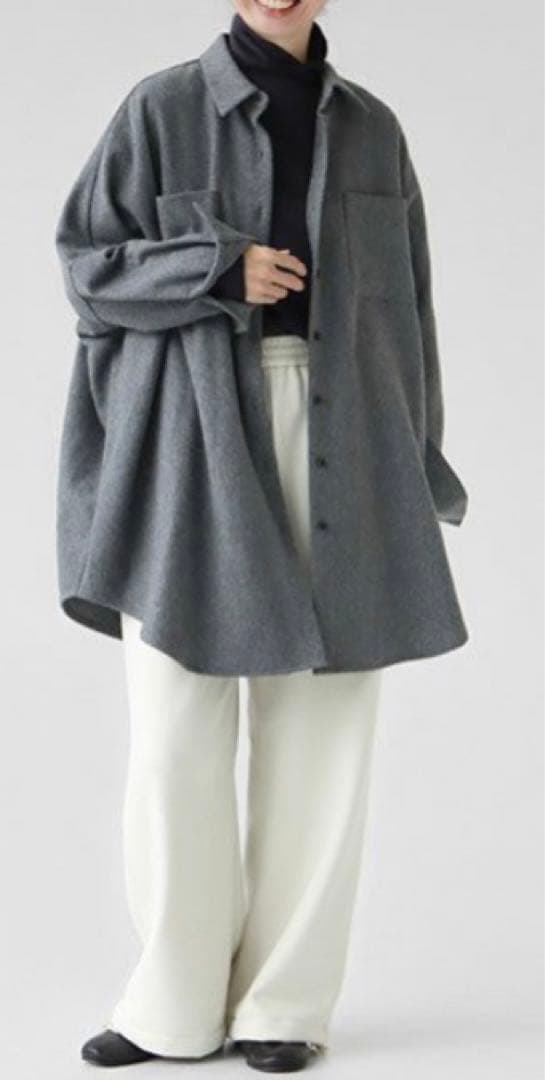 mizuiro ind ポケット付きワイドシャツ 羽織り 2025AW - メルカリ