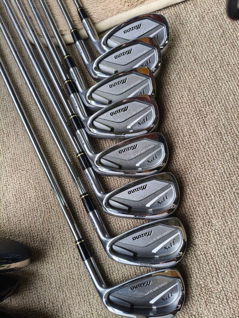 ミズノ JPX E500 アイアンセットflex S＋バッグ＋おまけクラブ - メルカリ