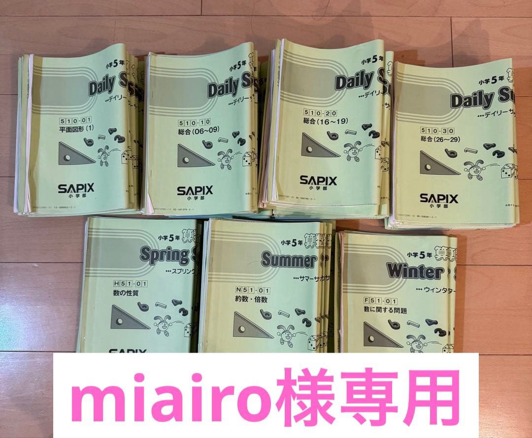 5年算数 サピックス デイリーサポート 2024年度版 - メルカリ