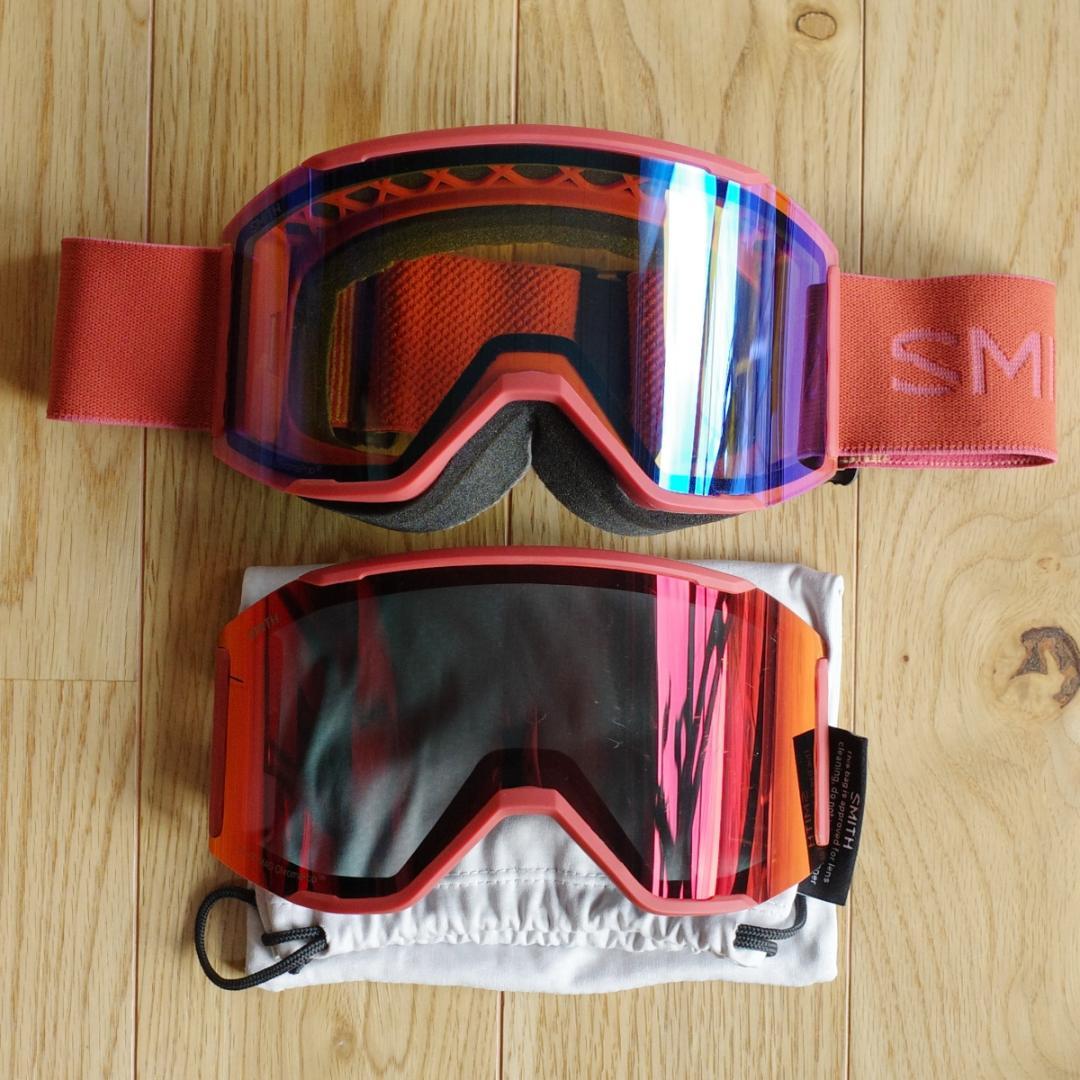 SMITH SQUAD MAG Asian Fit CLAY RED 曇天用 SMITH SQUAD MAG Asian Fit CLAY RED 曇天用 Squad MAG Low Bridge Fit