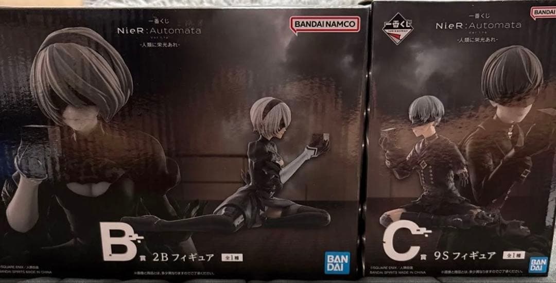 【早い者勝ち】一番くじ ニーアオートマタ B賞C賞 2B 9S フィギュア 一番くじ「ニーア オートマタ Ver1.1a」2Bの美しい胸像…！ 全