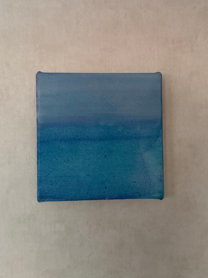 山崎美弥子さん 絵画 15×15 海と空の絵 - メルカリ