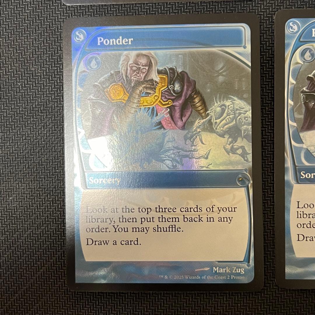 MTG MB2《思案/Ponder》未来予知 英語版foil 4枚セット