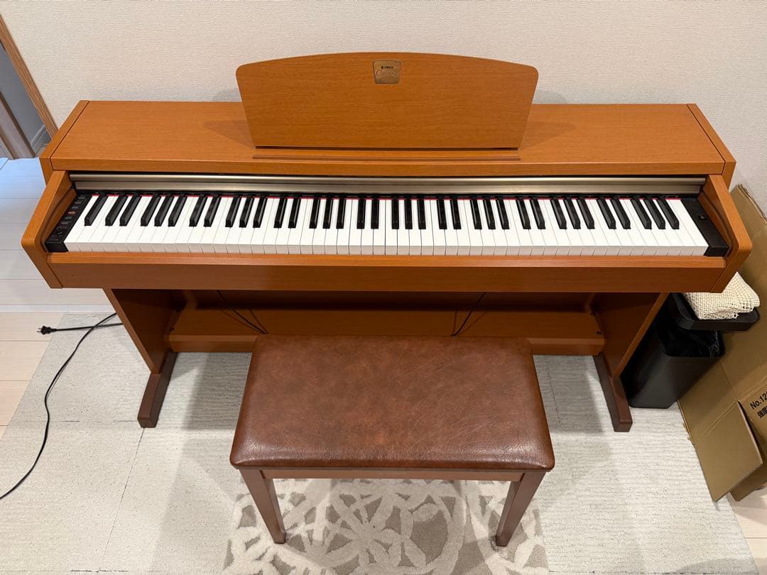 P*F様 【現地受け取りのみ】CLP-220 電子ピアノ ベンチ付き Joshin web限定！ピアノマット＆お手入れセットプレゼント！】電子