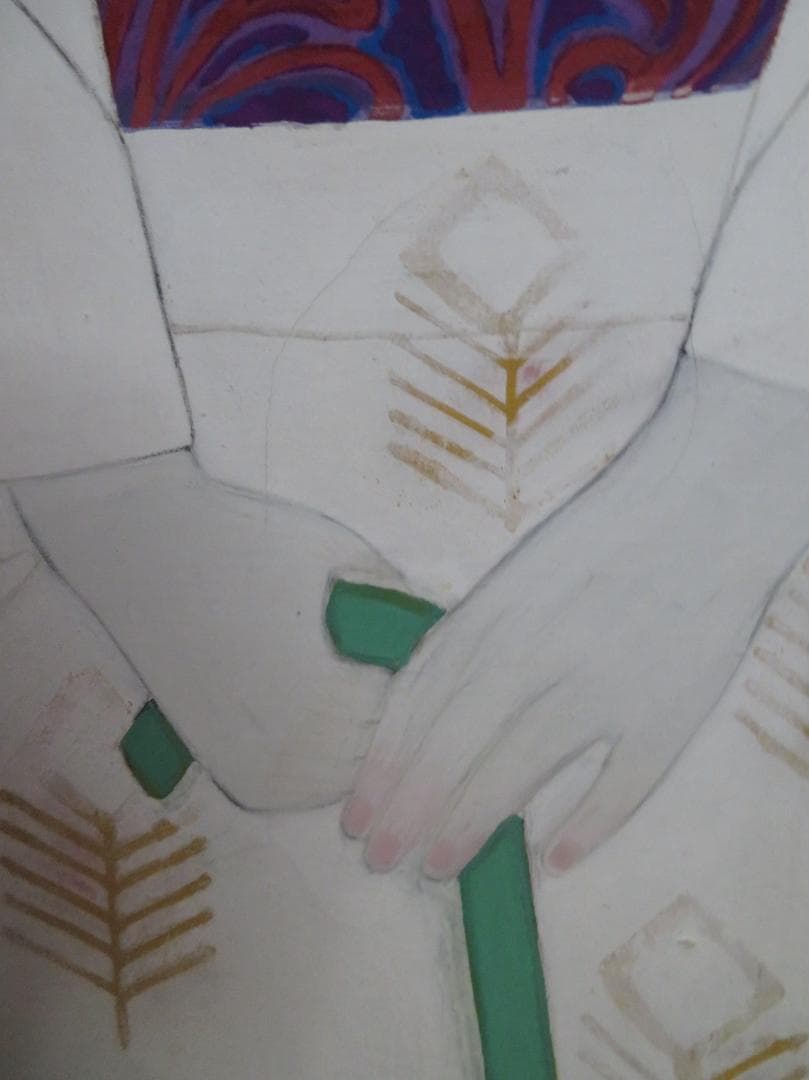 mimeian様専用神田三千枝「虹」 日本美術院特待院展出品作品 師：安田