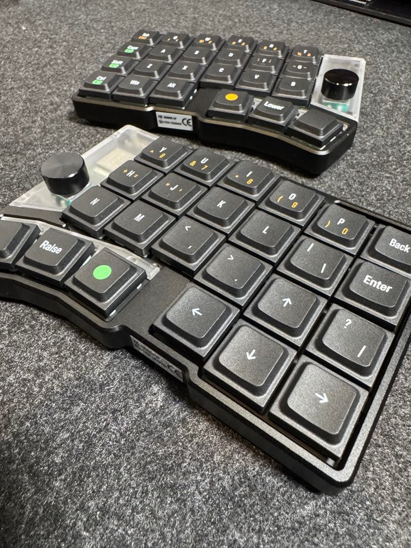 Cornix LP 無線分割キーボード ブラック 即日発送可能 - メルカリ