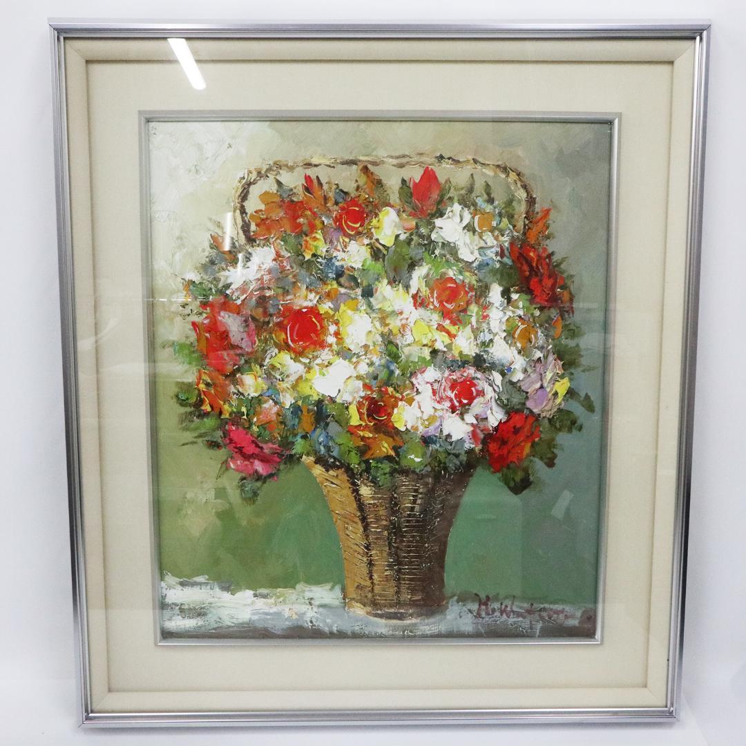 渡部ひでき「薔薇」 油絵 F10号 真作保証 - メルカリ