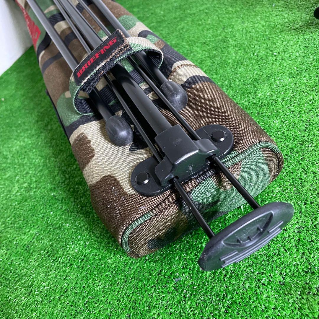 BRIEFING セルフスタンドキャリー カモ 迷彩 展示未使用品 ゴルフ