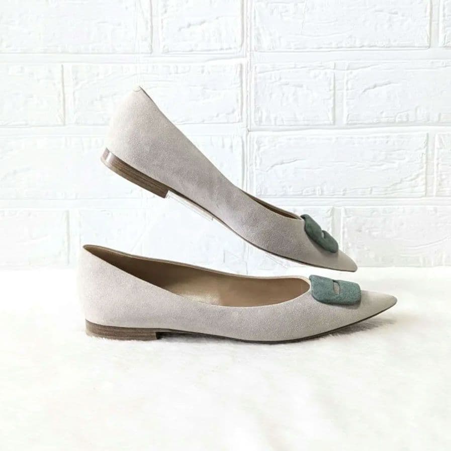 ✨美品✨ペリーコ FIBBIA バックル フラットシューズ 38 - メルカリ