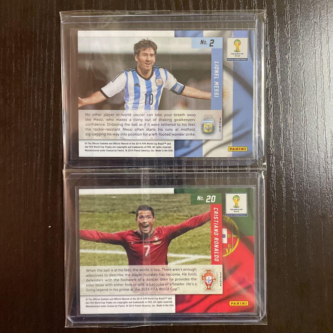 メッシ C・ロナウド panini 2014 BRASIL worldcup - メルカリ