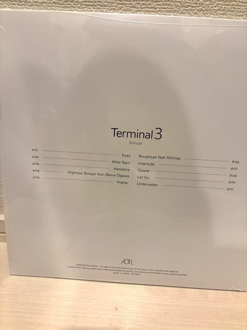 3HOUSE スリハ Terminal 3 lp レコード 新品未開封