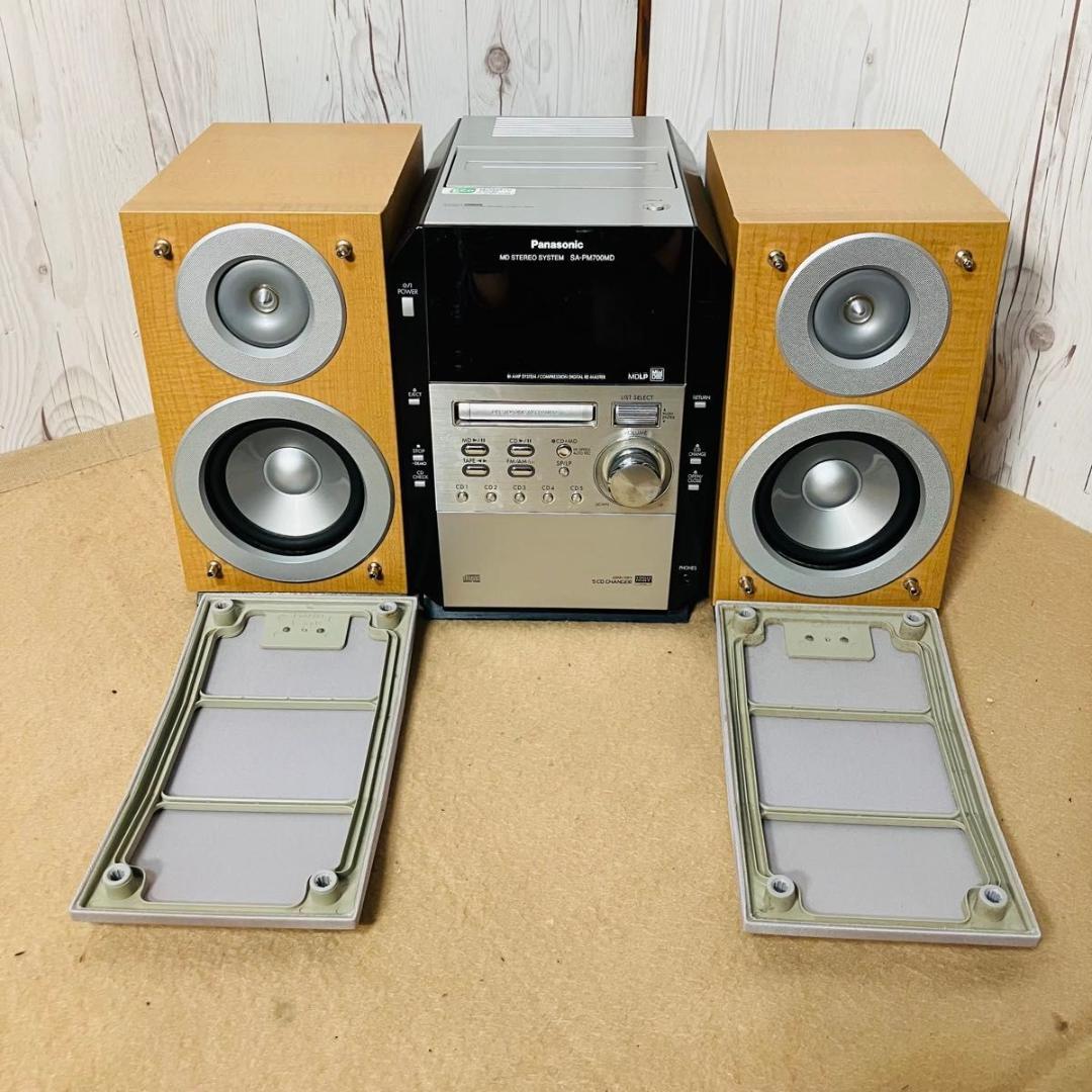 動作品】Panasonic システムコンポ SC-PM700MD-S リモコン - メルカリ