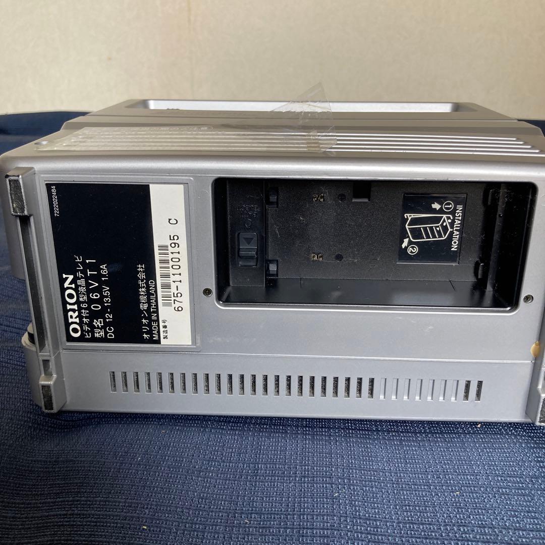 ORION オリオン ビデオ付6型液晶テレビ テレビデオ 06VT1 - メルカリ