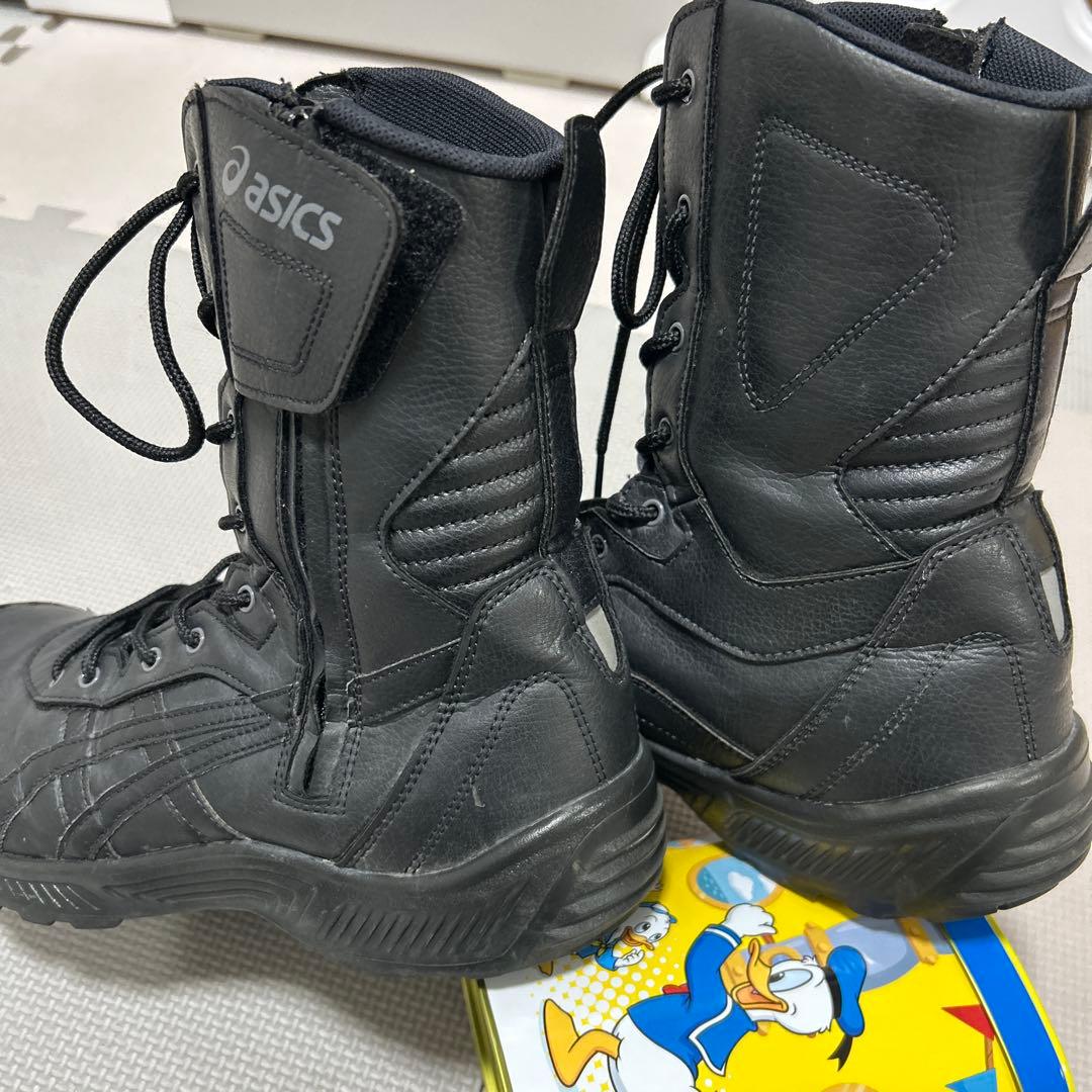 アシックス 安全靴 ブーツ ウィンジョブCP405ブラック 26.5cm