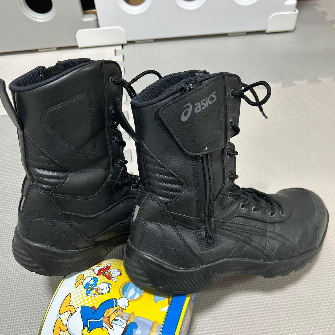 アシックス 安全靴 ブーツ ウィンジョブCP405ブラック 26.5cm