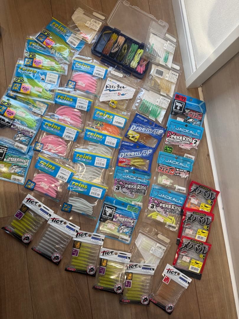 アジング メバリング ワーム アジング ・ メバリングワームセット ソルトワーム 8パック入り