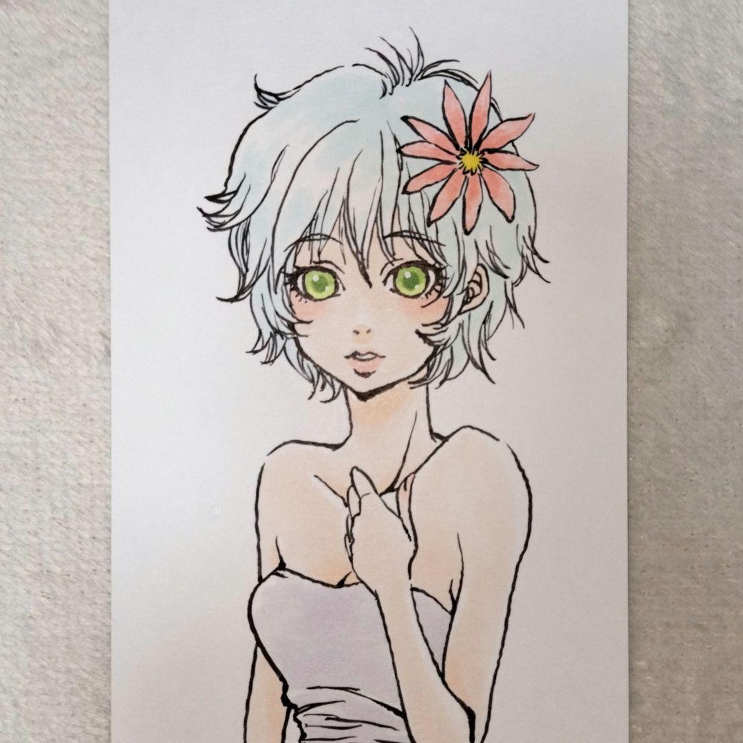 手描きイラスト 原画 オリジナルイラスト - メルカリ