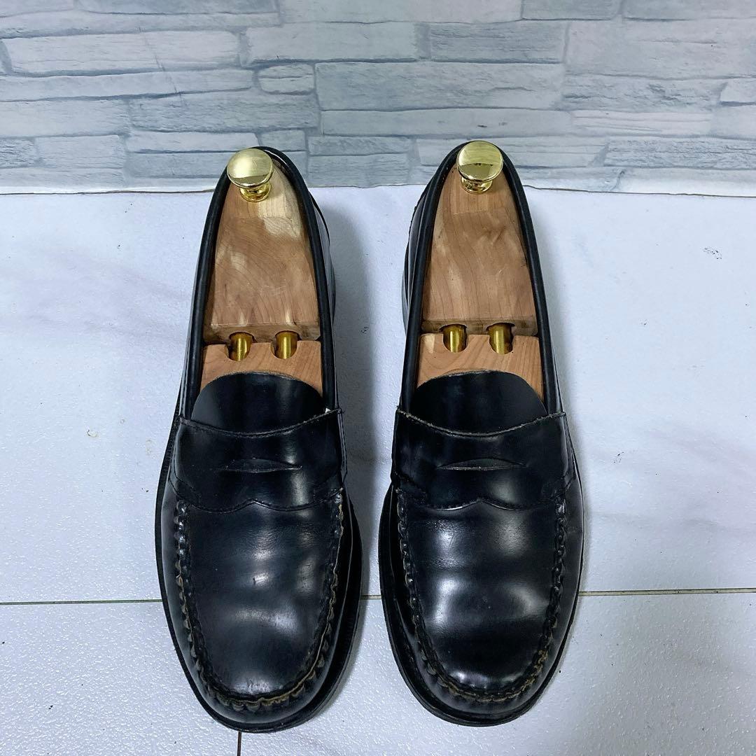 G.H.BASS ジーエイチバス ロファー LOGAN 革靴 黒 27 E