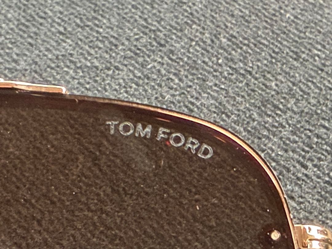 tom ford TF1071 ゴールドフレーム サングラス トムフォード - メルカリ