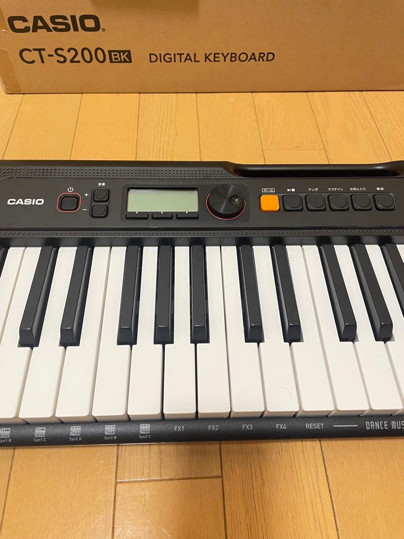 CASIO Casiotone CT-S200 61鍵 ブラック - メルカリ