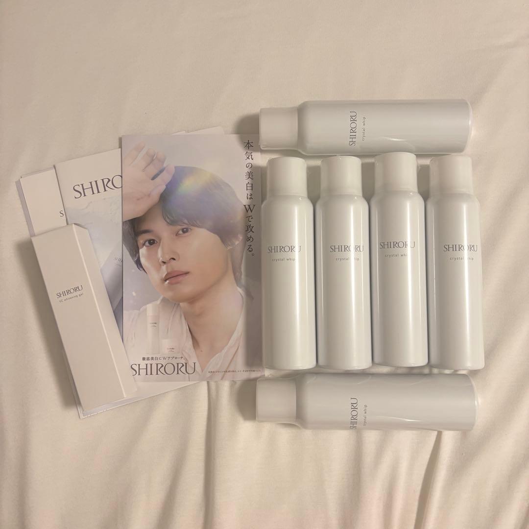 【新品】SHIRORU シロル クリスタルホイップ6本 VCホワイトニングゲル クリスタルVCホワイトニングゲル[医薬部外品]｜SHIRORU(シロル)公式