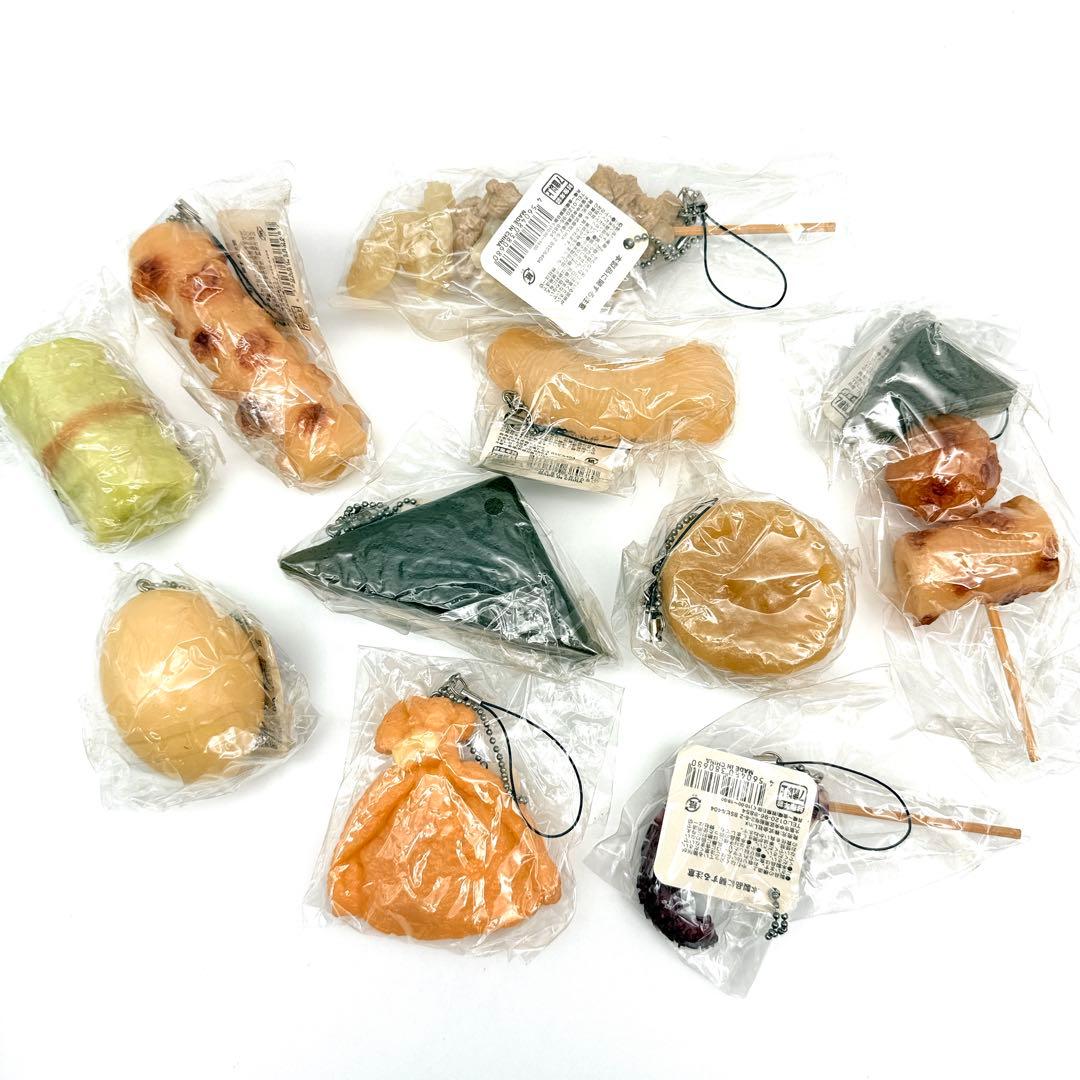 おでん キーホルダー 10点セット 未使用品｜リアル 食品サンプル