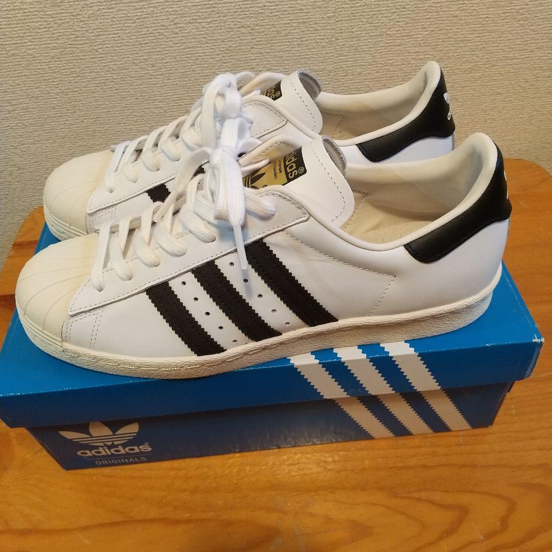 アディダススーパースター80s金ベロ新品未使用品 8 1/2 (26.5cm
