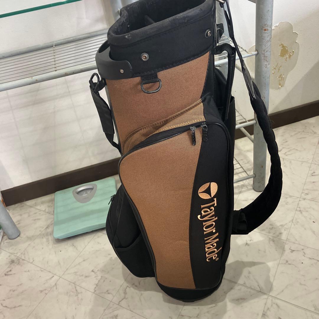 テーラーメイド 旧ロゴマーク　キャディーバッグ　ゴルフバッグ テーラーメイド 旧ロゴ ビンテージキャディバッグ - メルカリ