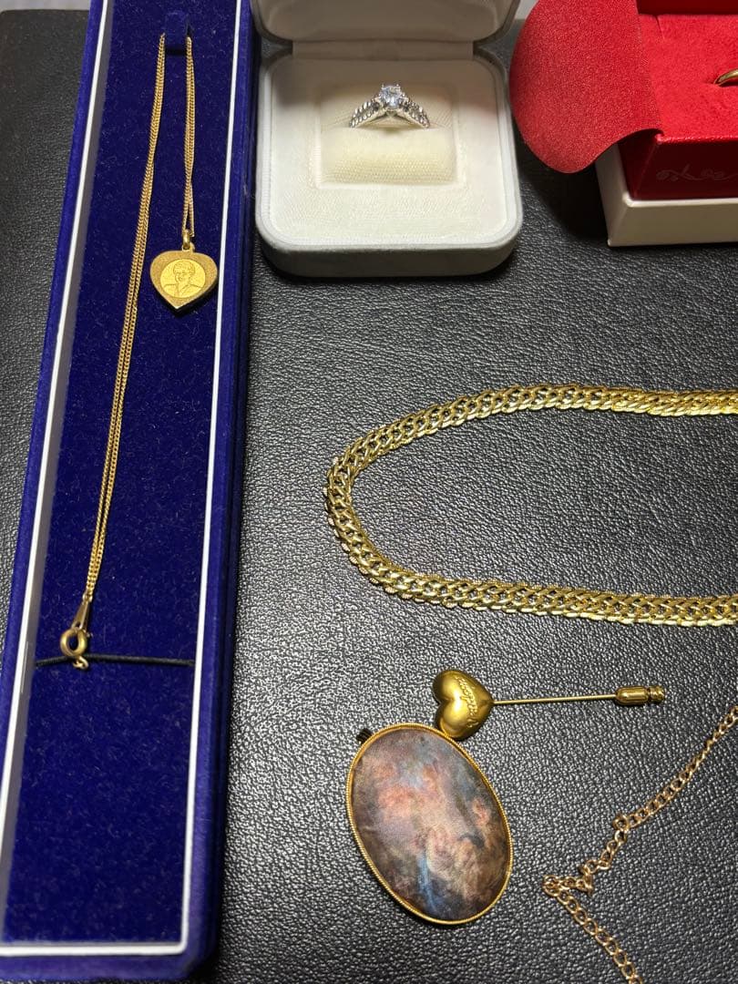 ピ*ラ様 遺品整理 ゴールドアクセサリーセット 750刻印