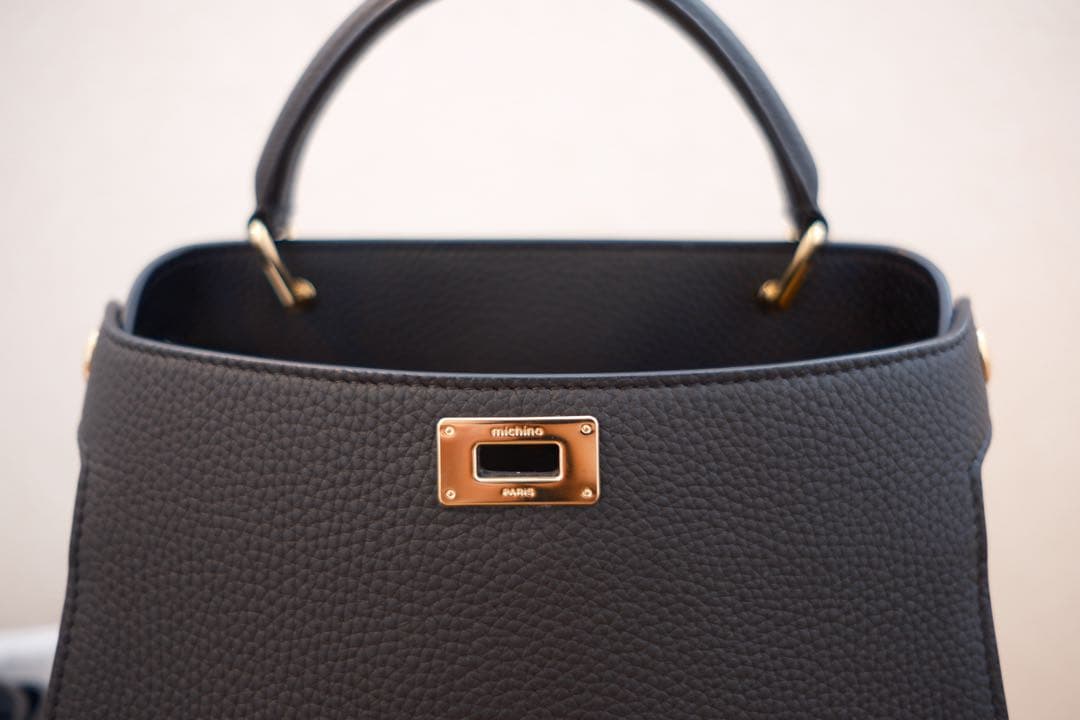 ミチノパリ ルテスミニ ブラック ゴールド金具 - メルカリ